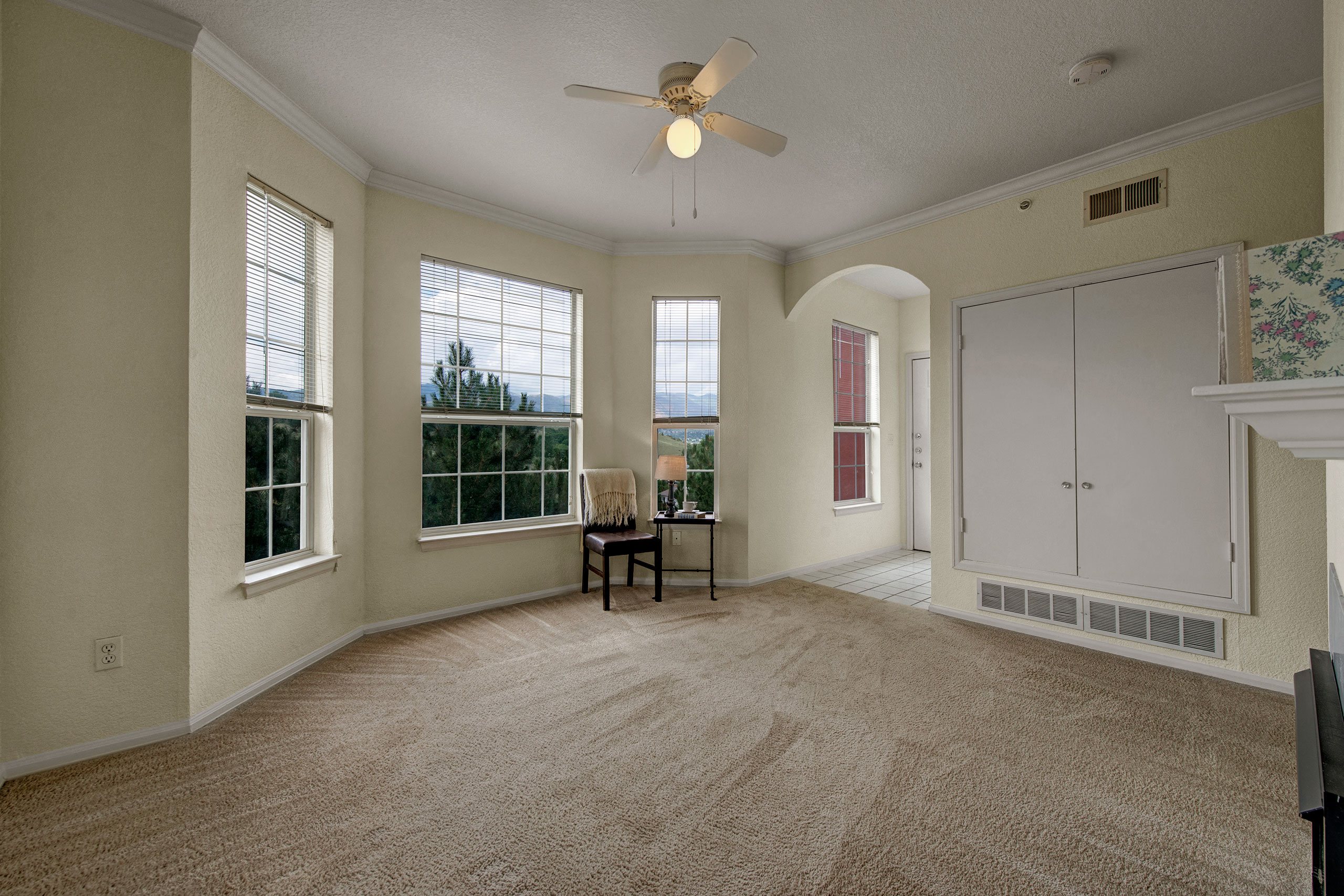 Camelback Pointe Living Room With Large Windows