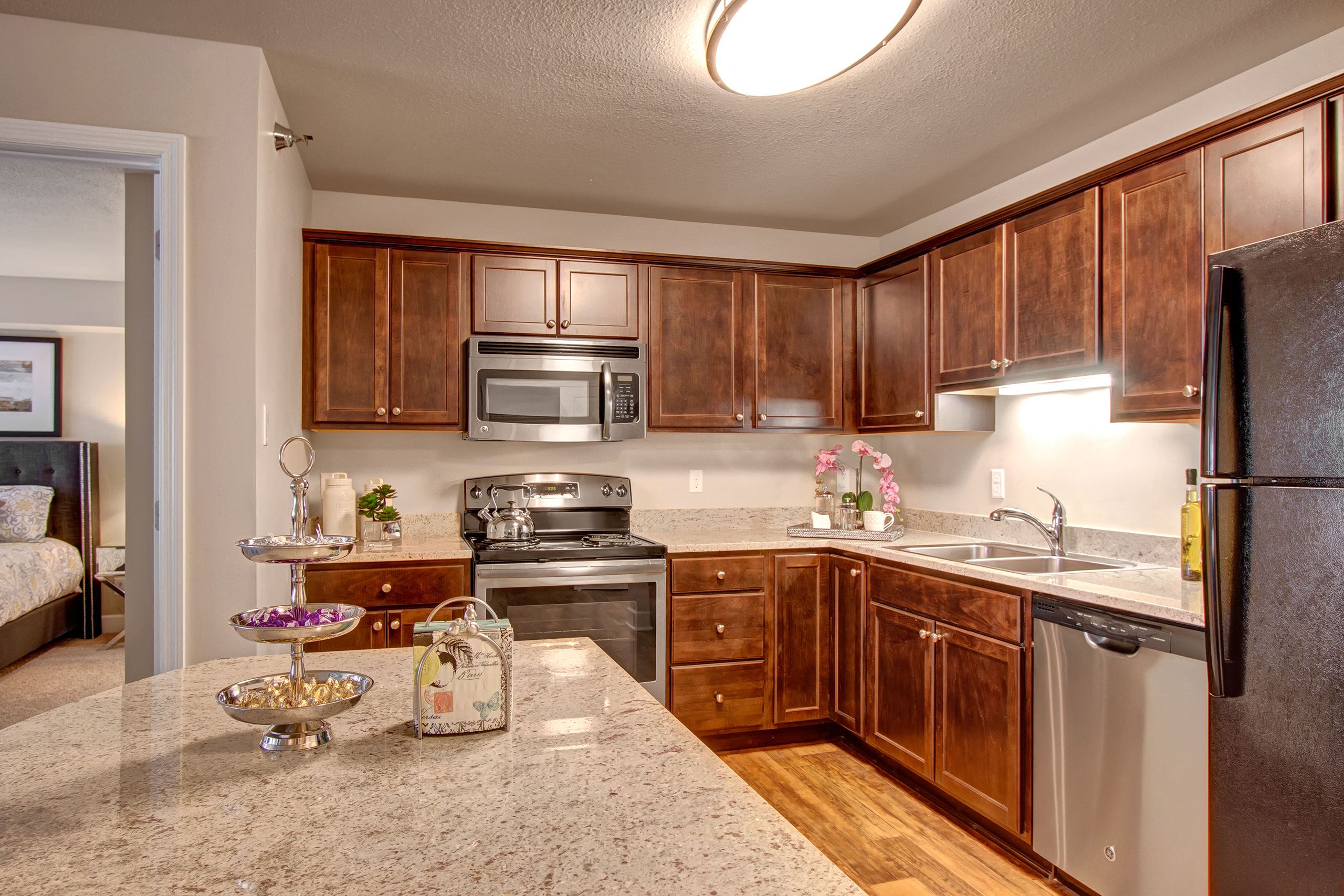 Fairways Kitchen with Stainless Steel Appliances