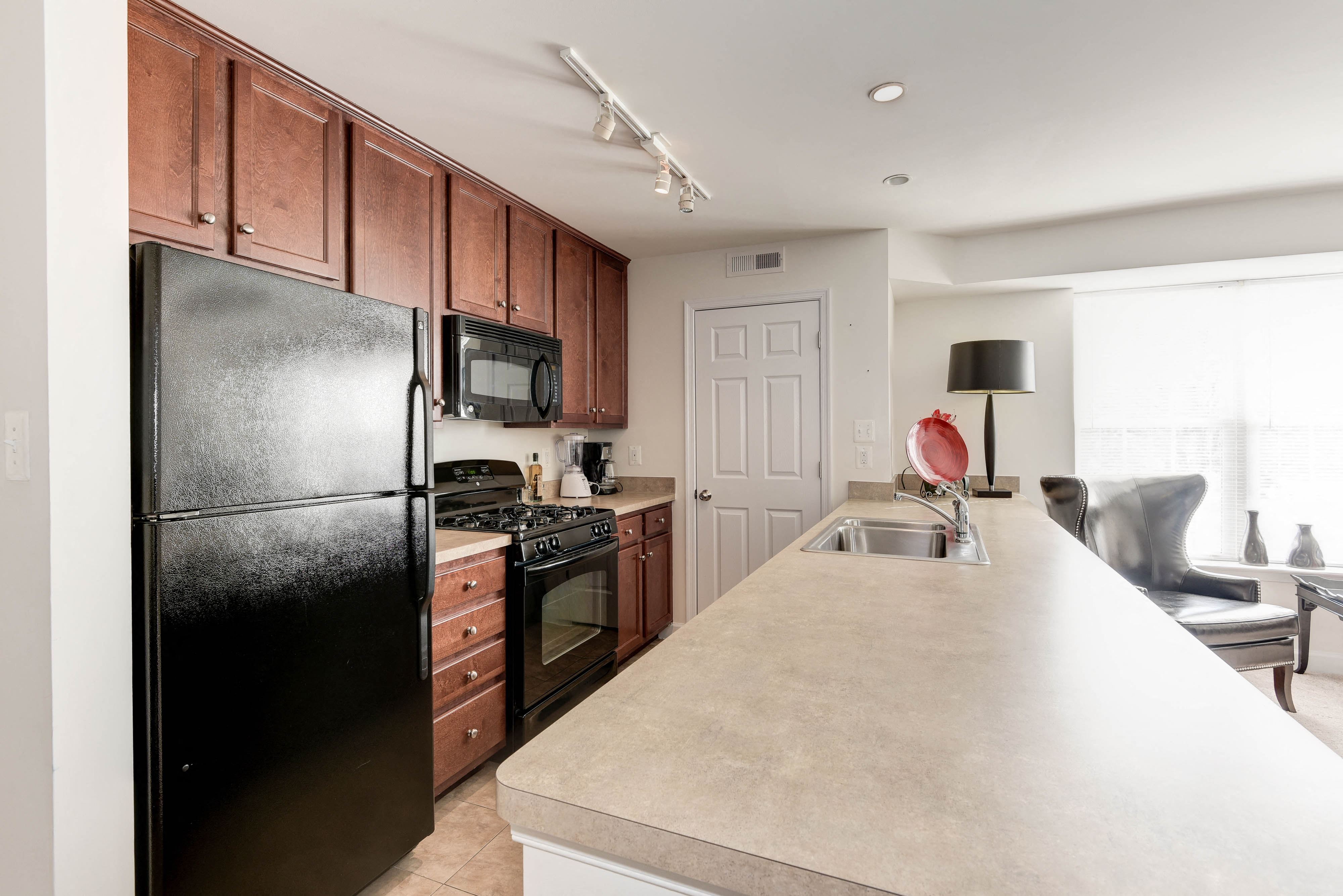 Kitchen Islands in Select Apartments