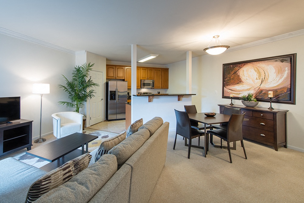 Granite countertops, recessed lighting and stainless steel appliances