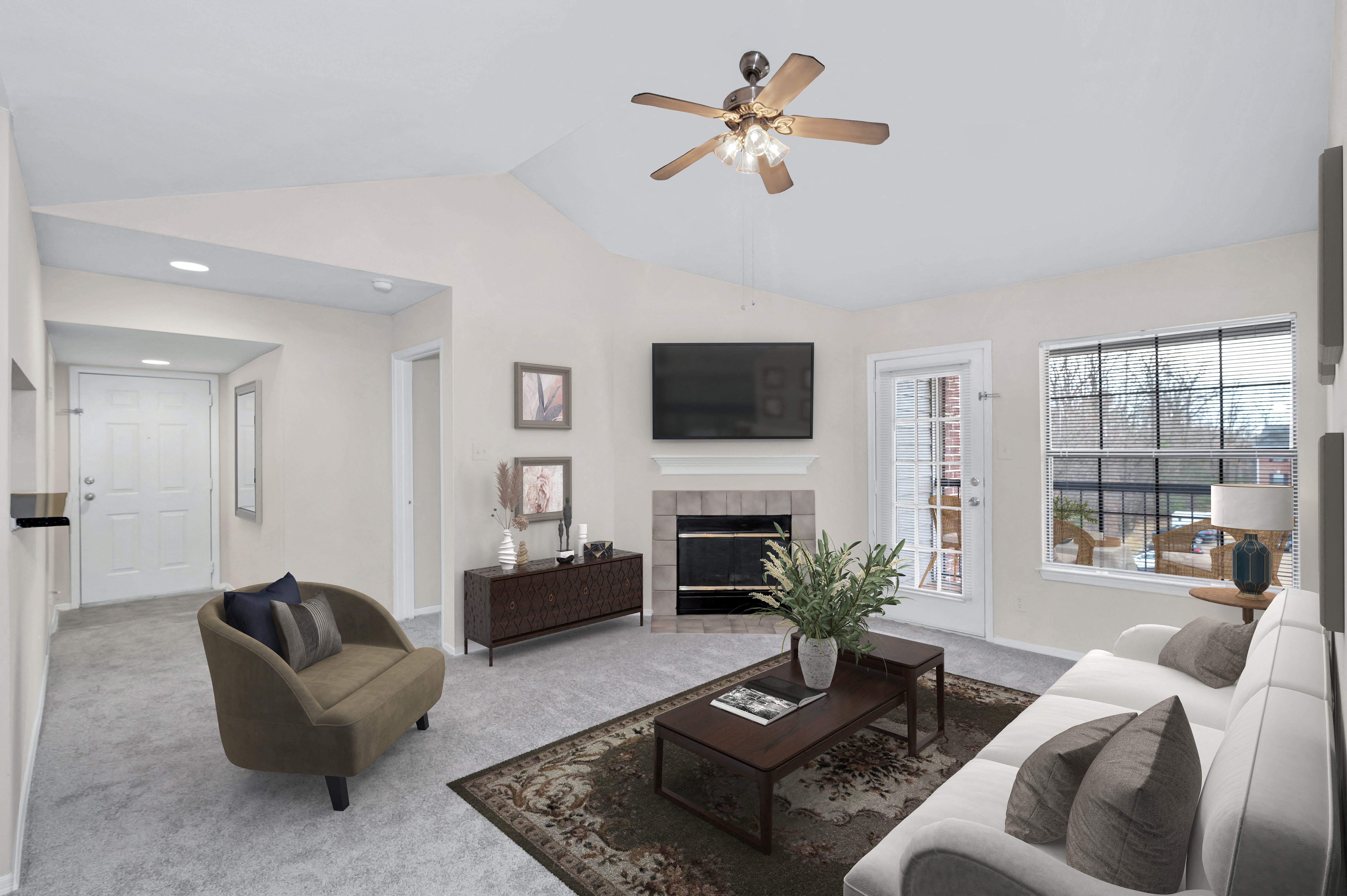 Large living areas perfect for any design style Large living areas perfect for any design style