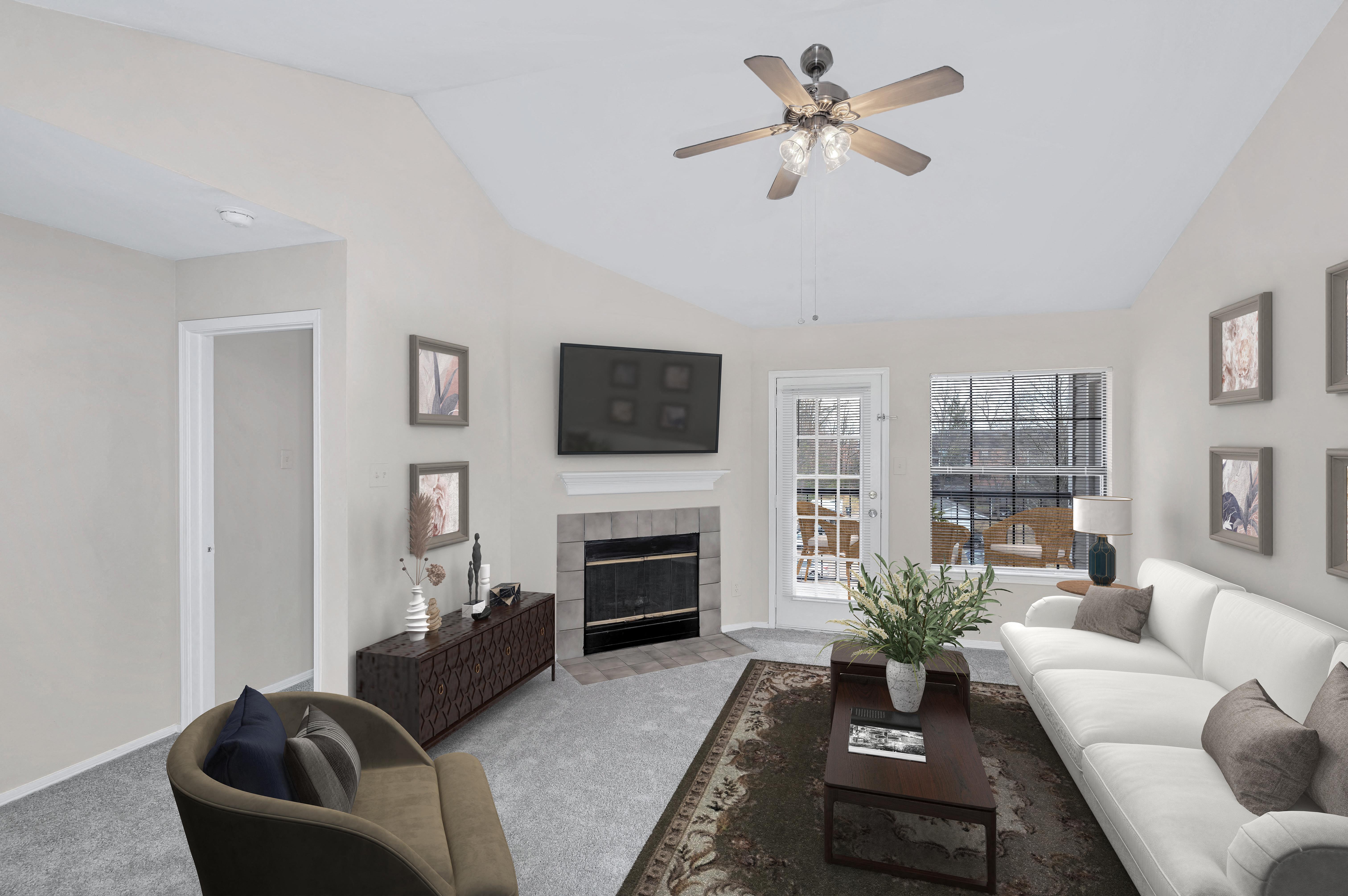 Large living areas perfect for any design style Large living areas perfect for any design style