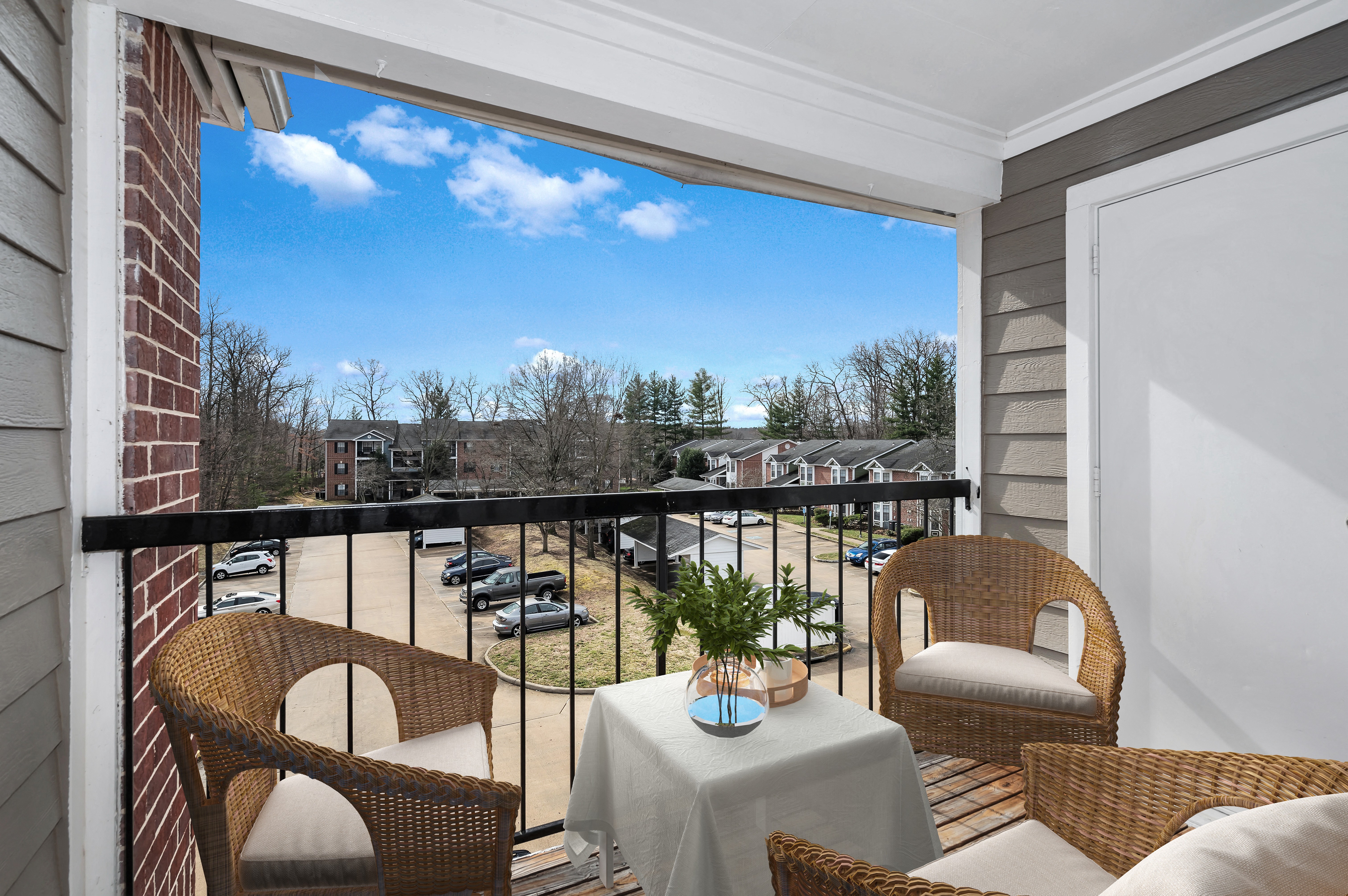 Spacious patios and balconies Spacious patios and balconies