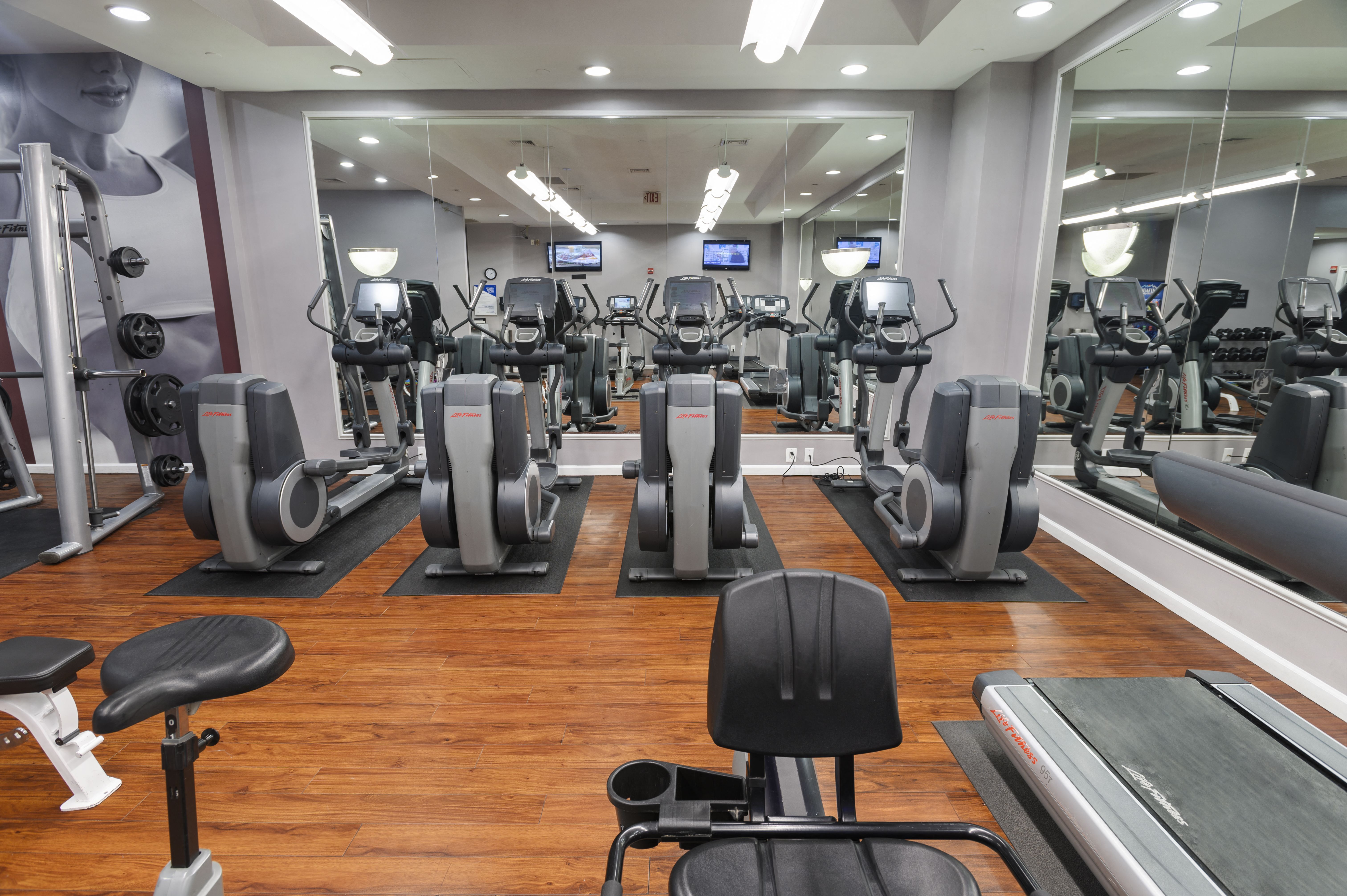 24-Hour Fitness Center with Free Weights and Cardio