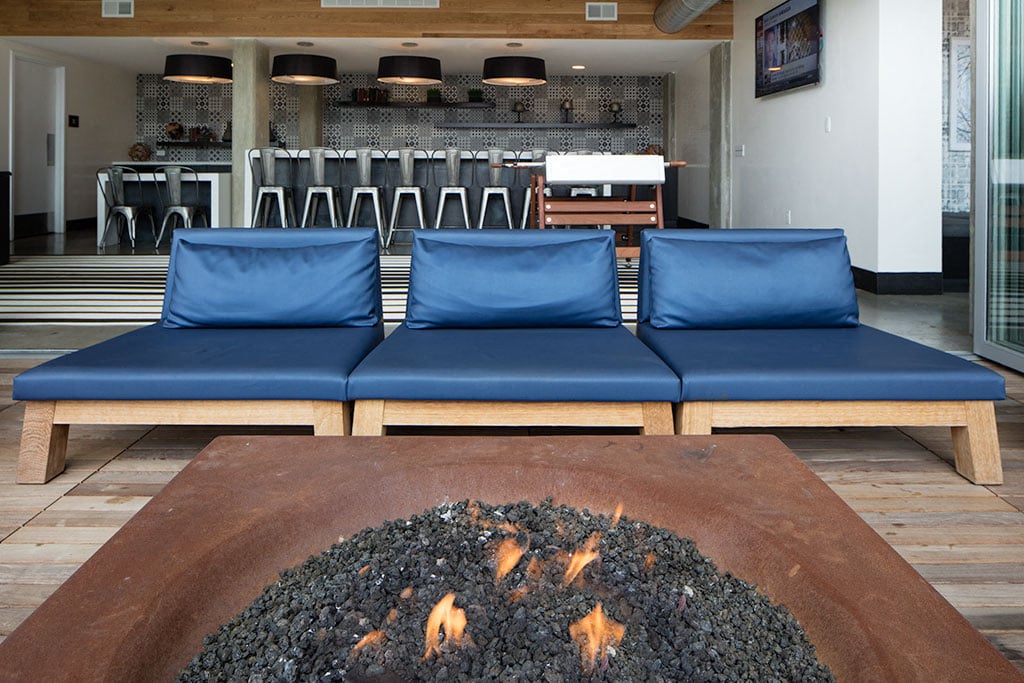 Fire Pit and Seating Area 