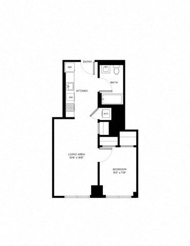 1 Bedroom 1C