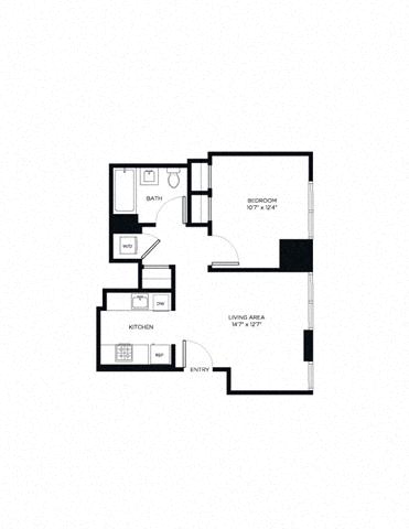 1 Bedroom 1D