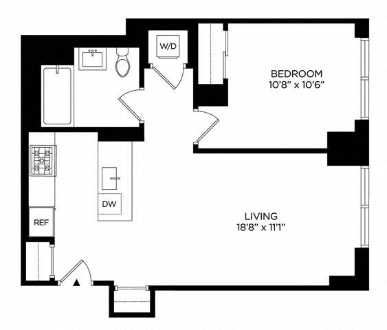 1 Bedroom 1AD South