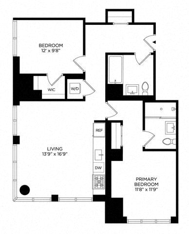2 Bedroom 2AC East