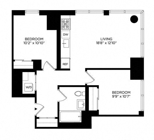 2 Bedroom 2E East
