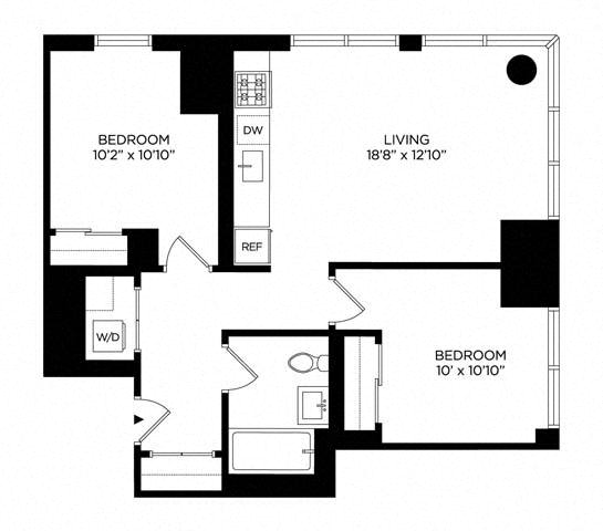2 Bedroom 2F East