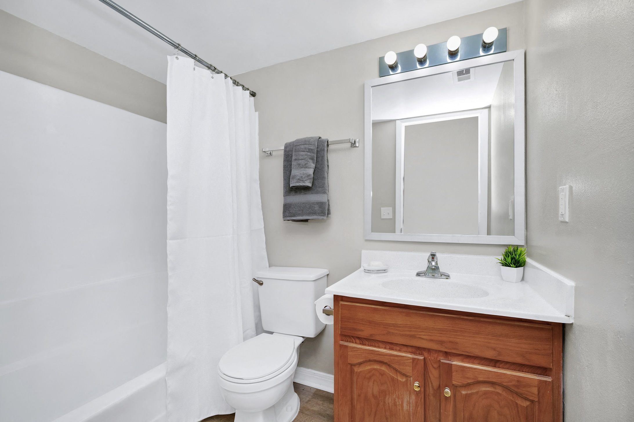 Updated Bathrooms with Tubs and Showers