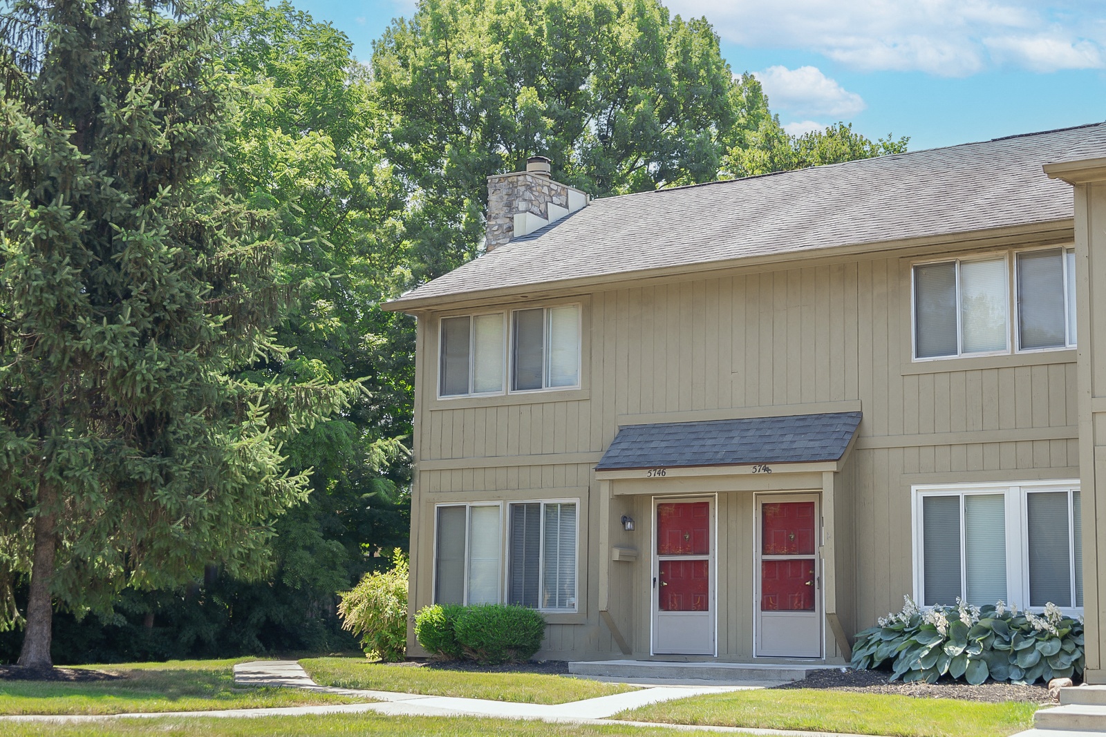 Community Townhome Building at The Woods of Eagle Creek