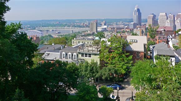 View of original Towne Properties Row Houses