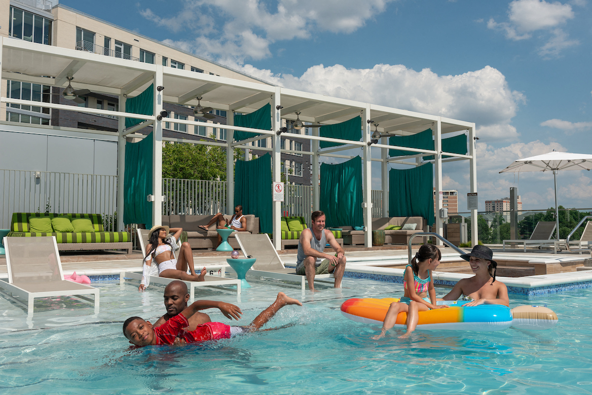 Swimming Pool with Lounge Chairs Swimming Pool with Lounge Chairs