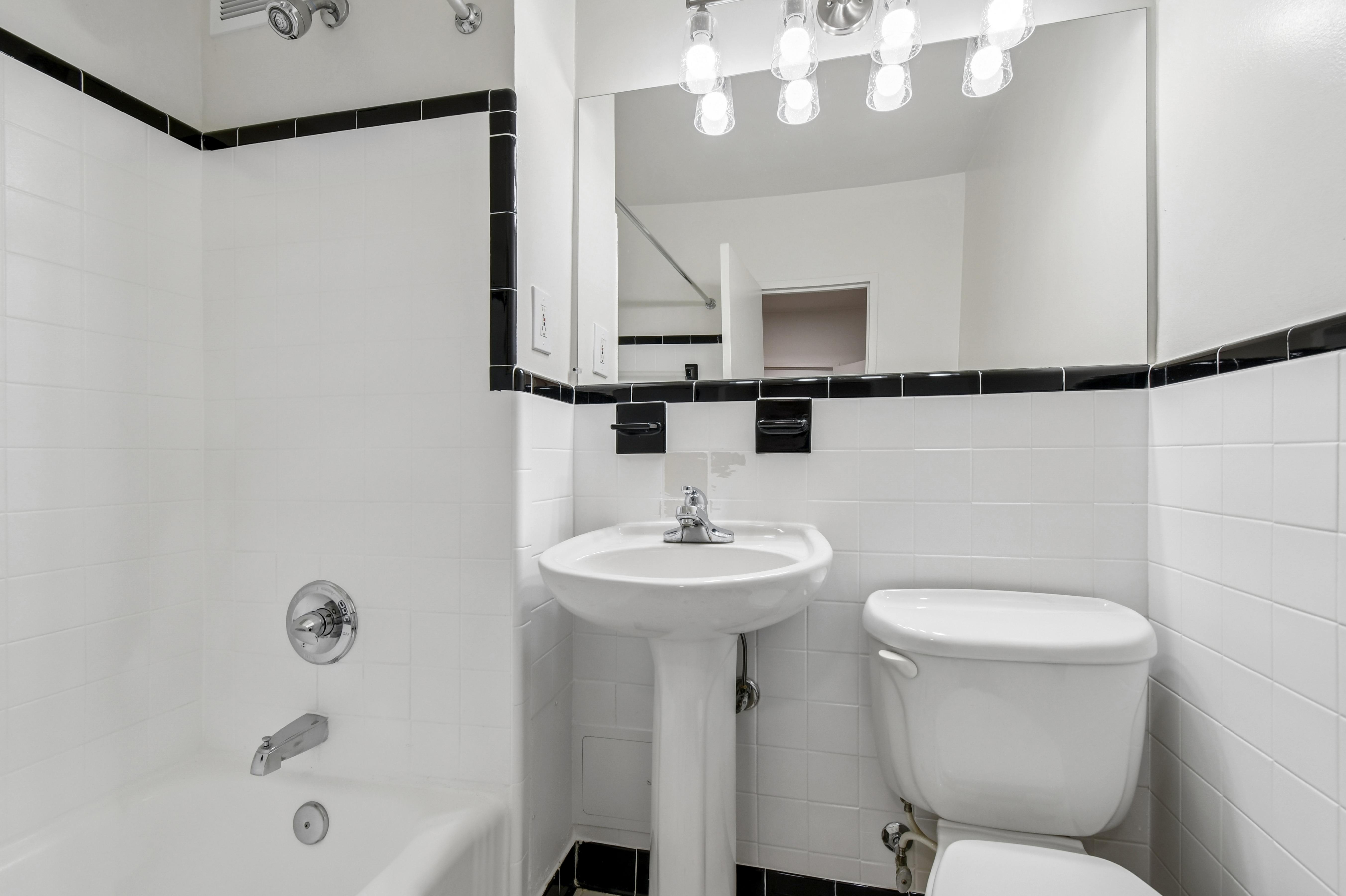 Studio A bathroom