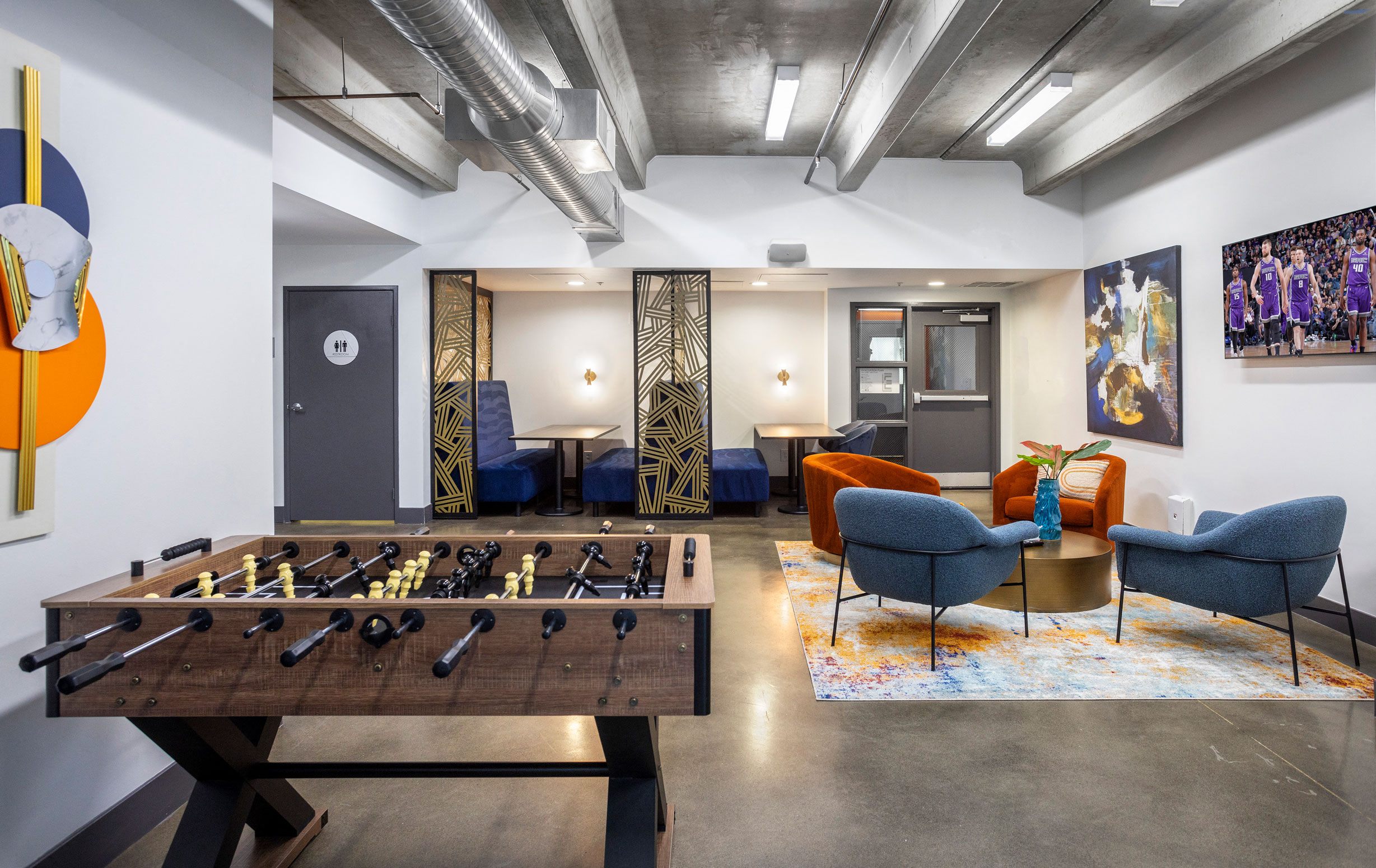 Media Room with Foosball