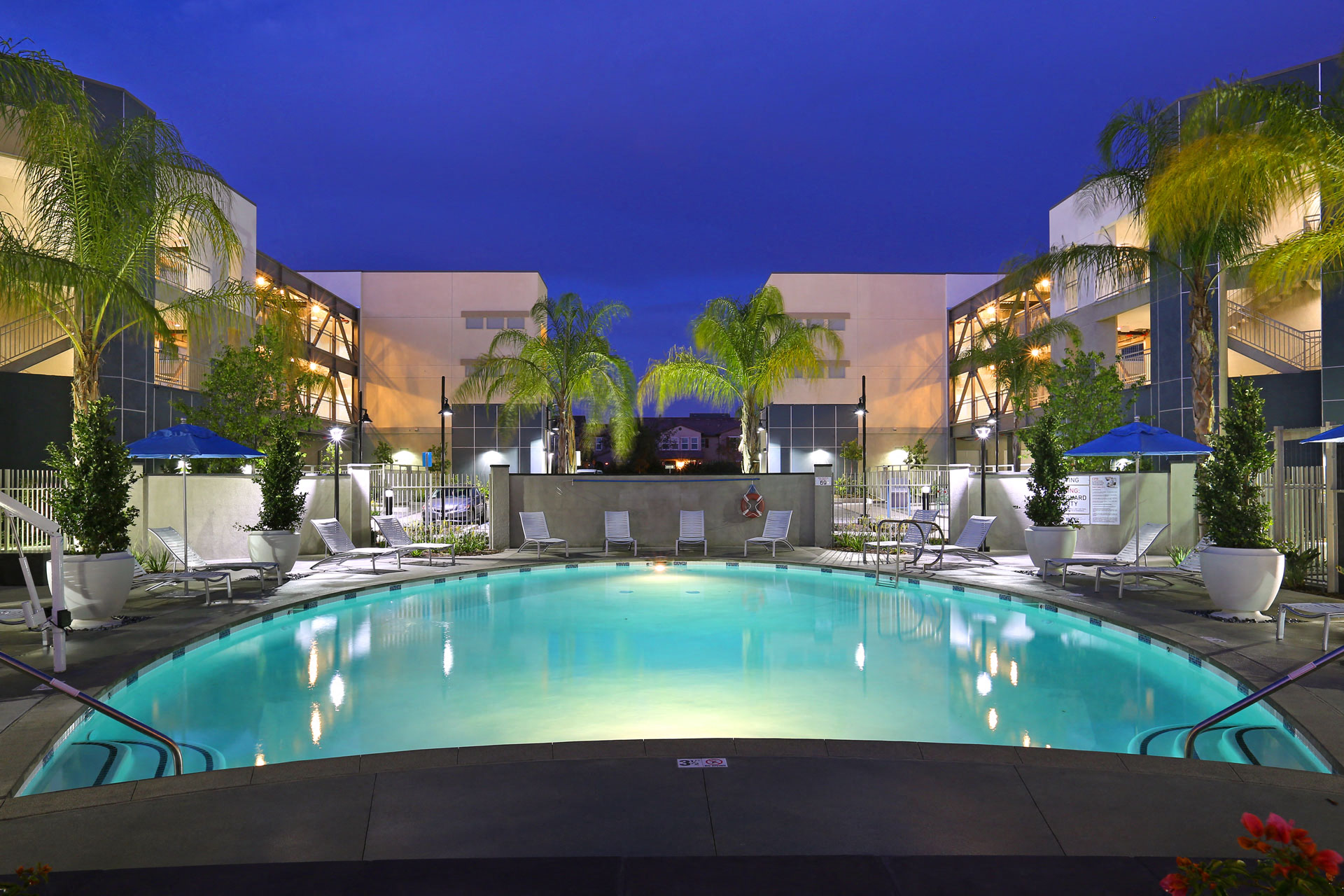 Pool at Night