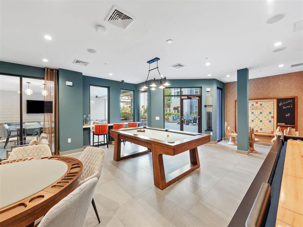 Game Room With Billiards Game Room With Billiards