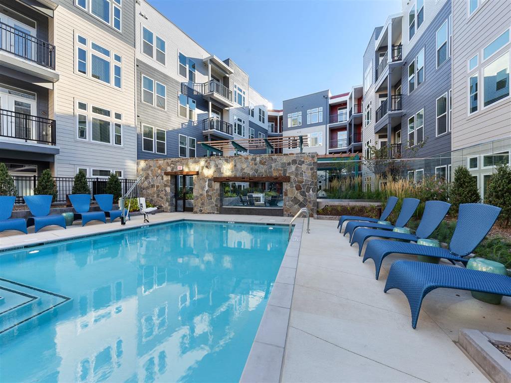 Swimming Pool With Relaxing Sundecks Swimming Pool With Relaxing Sundecks