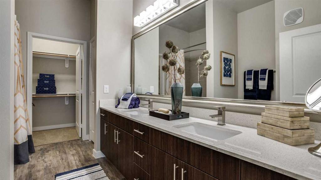 Gorgeous private bathrooms with dual vanity.