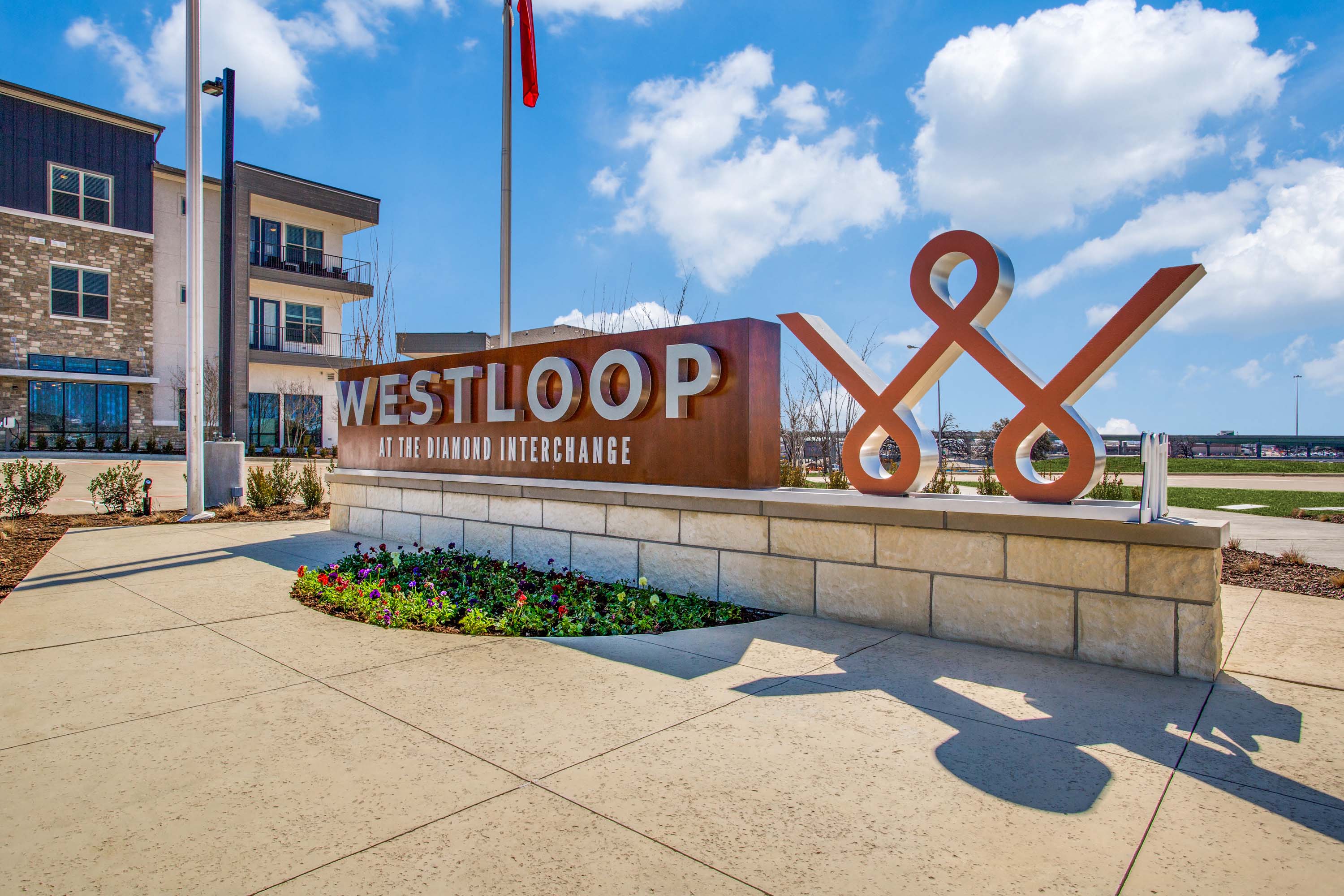 Community entrance sign