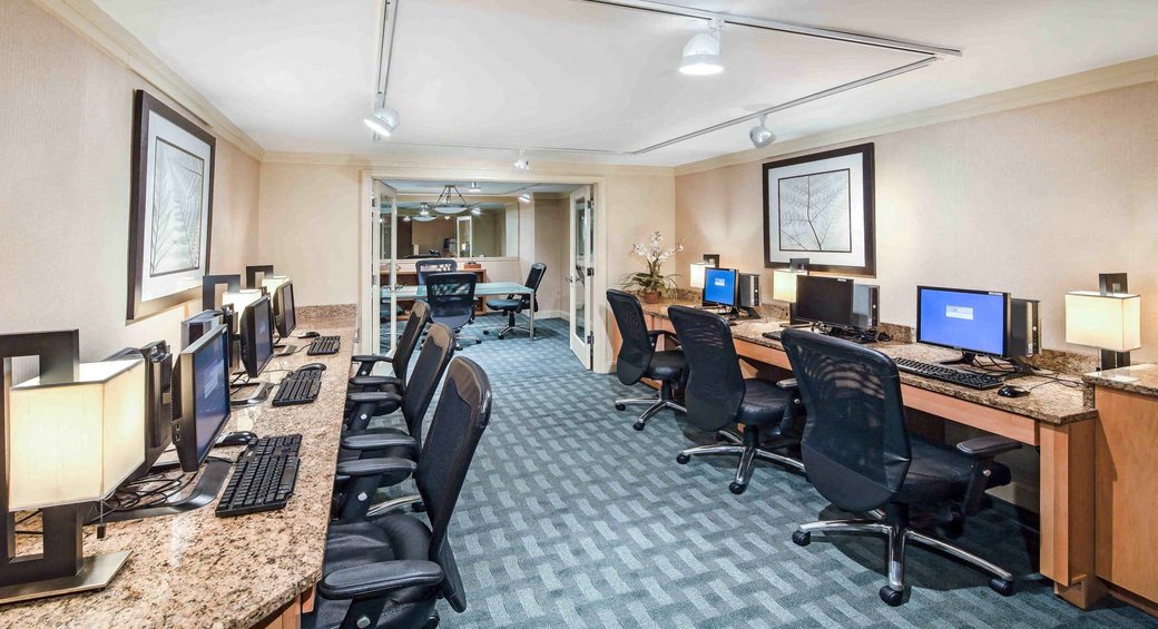 Comfortable Business center with Private Conference Room