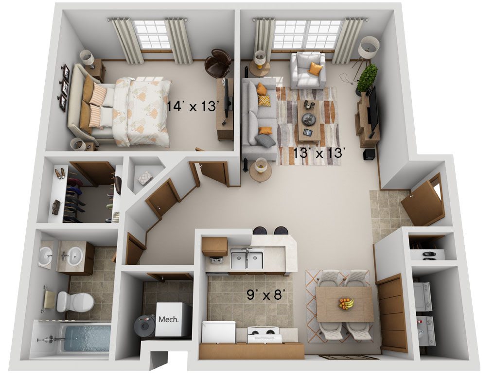 Oak Creek at Polaris Champion Apartments