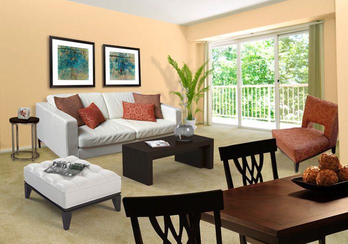 Open Layout with Living Room and Dining Room Area Open Layout with Living Room and Dining Room Area