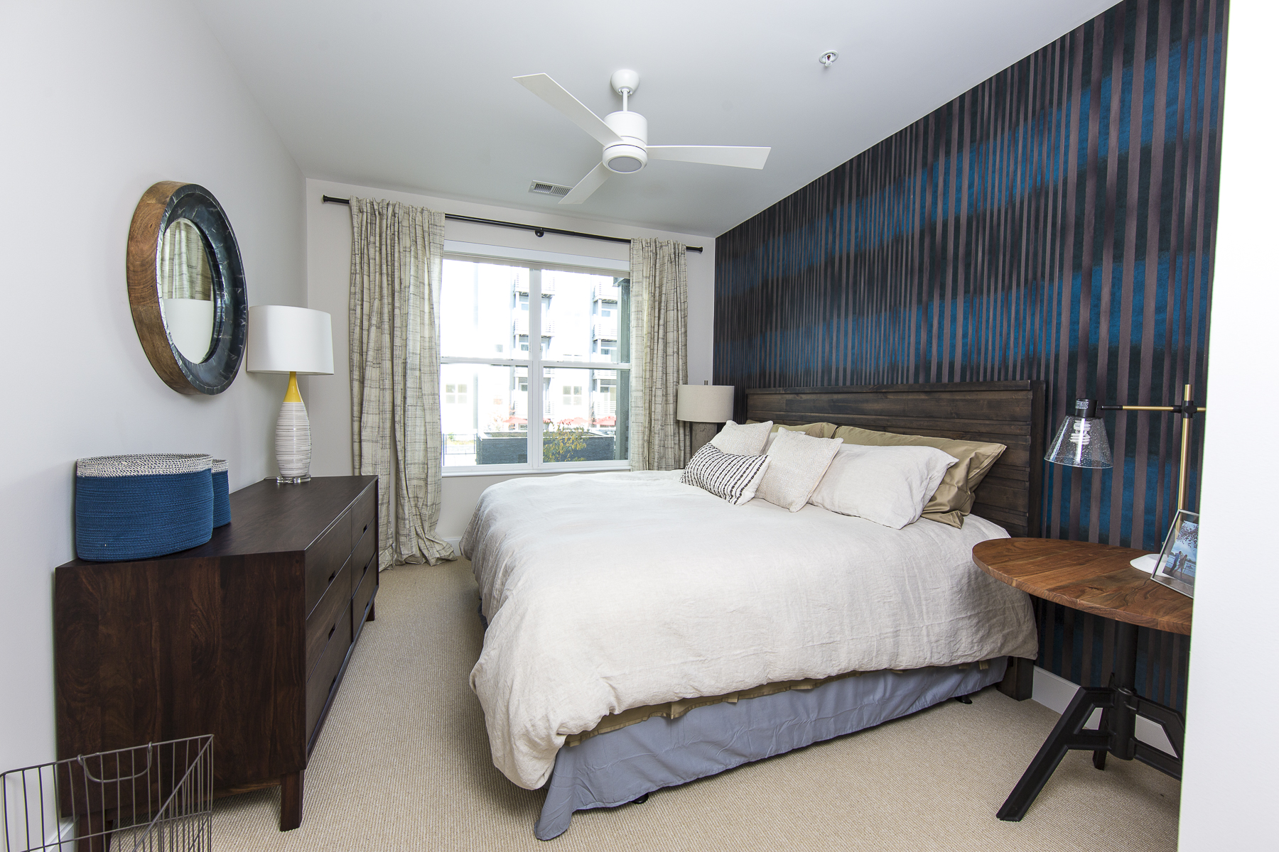 Ceiling fan in bedrooms