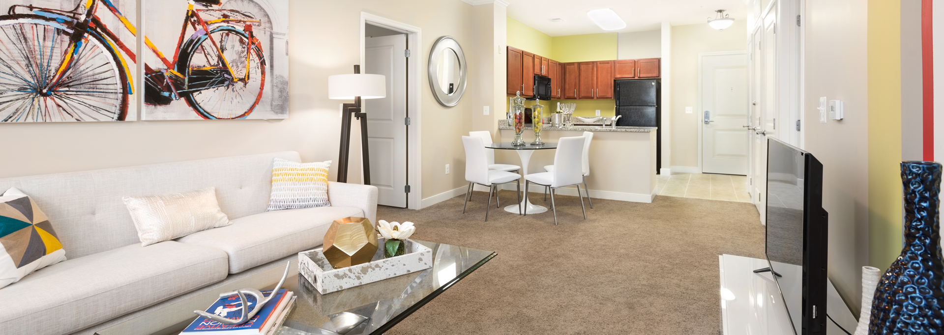 The Flats at Neabsco Living Room