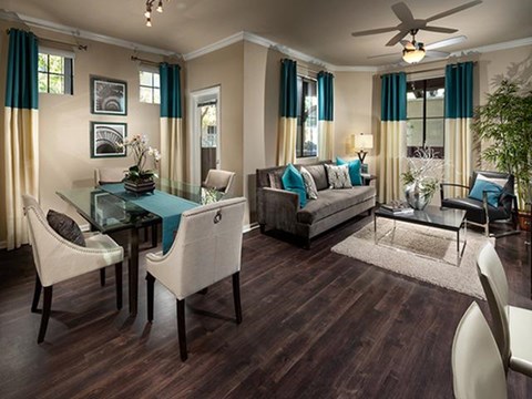 Faux Wood Grain Flooring