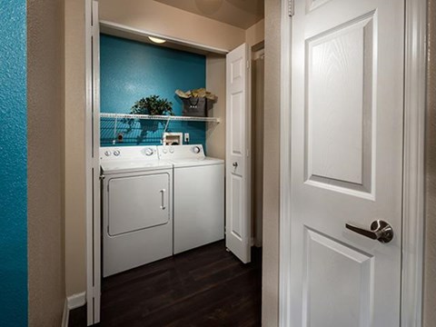 Full-size washer and dryer