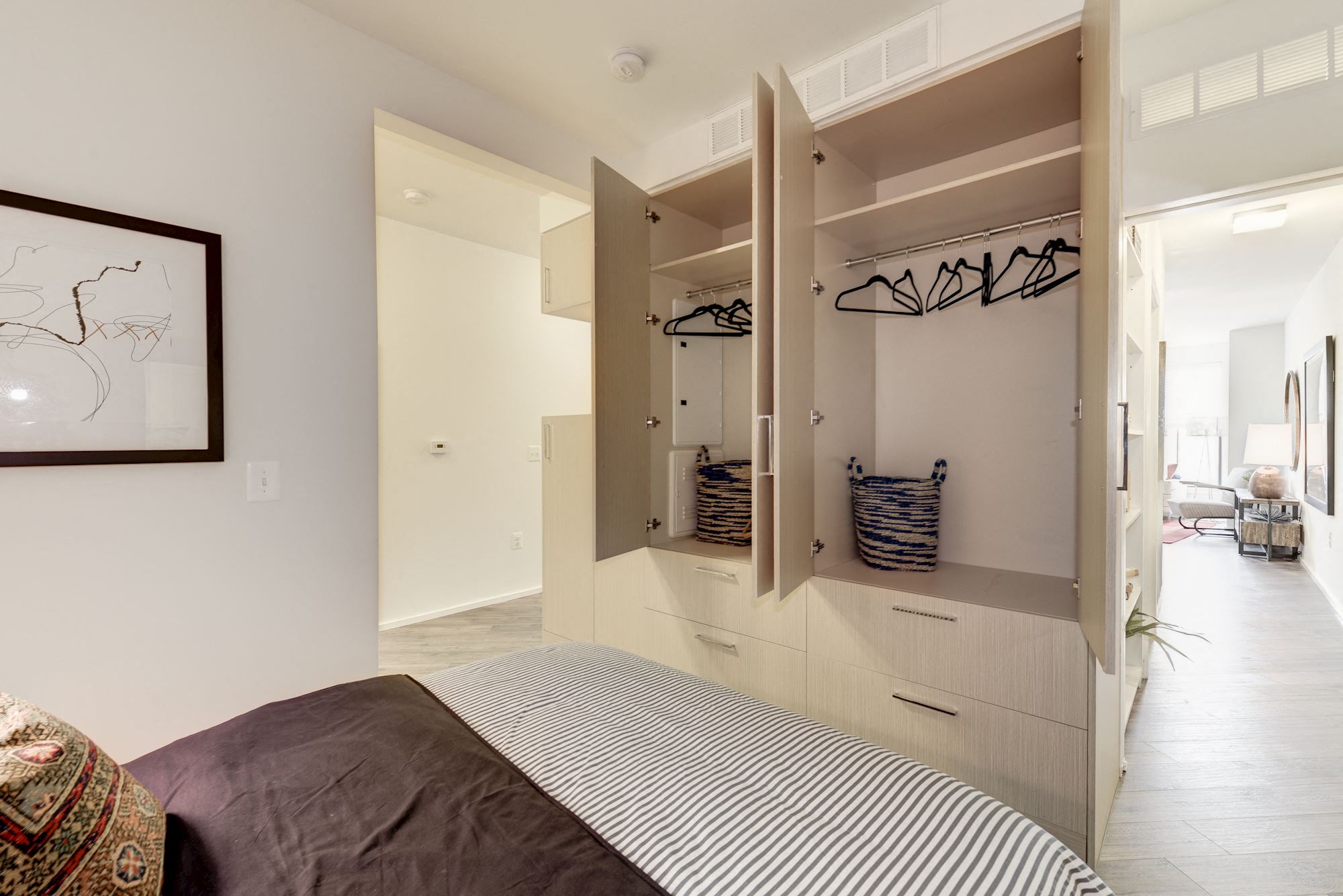 Spacious Bedroom With Closet