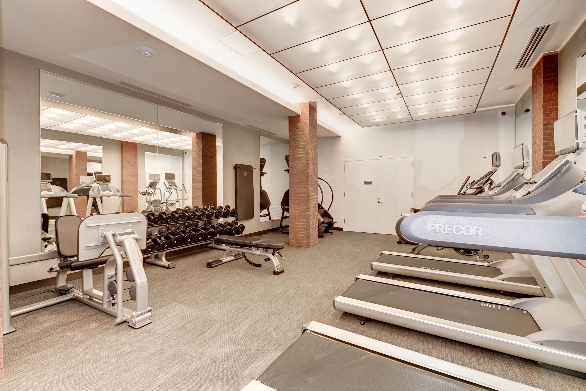 Fitness Center With Modern Equipment