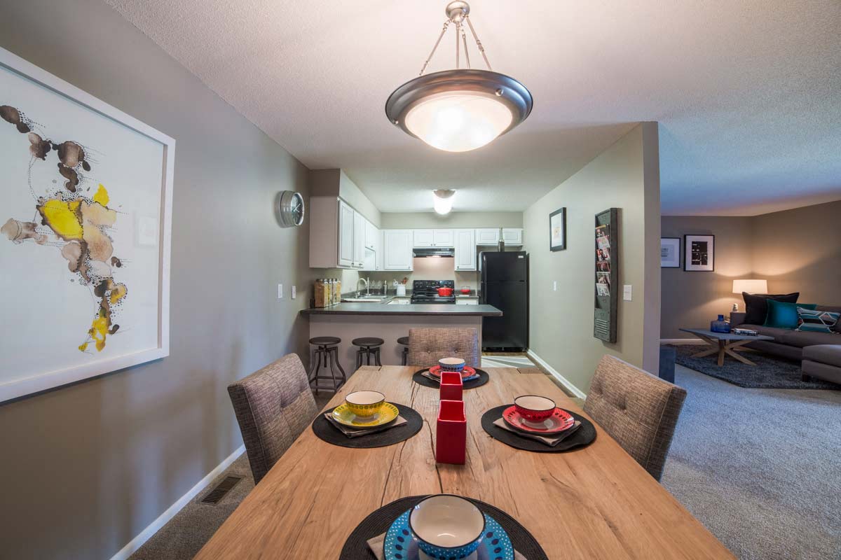 Dining Room and Living Space
