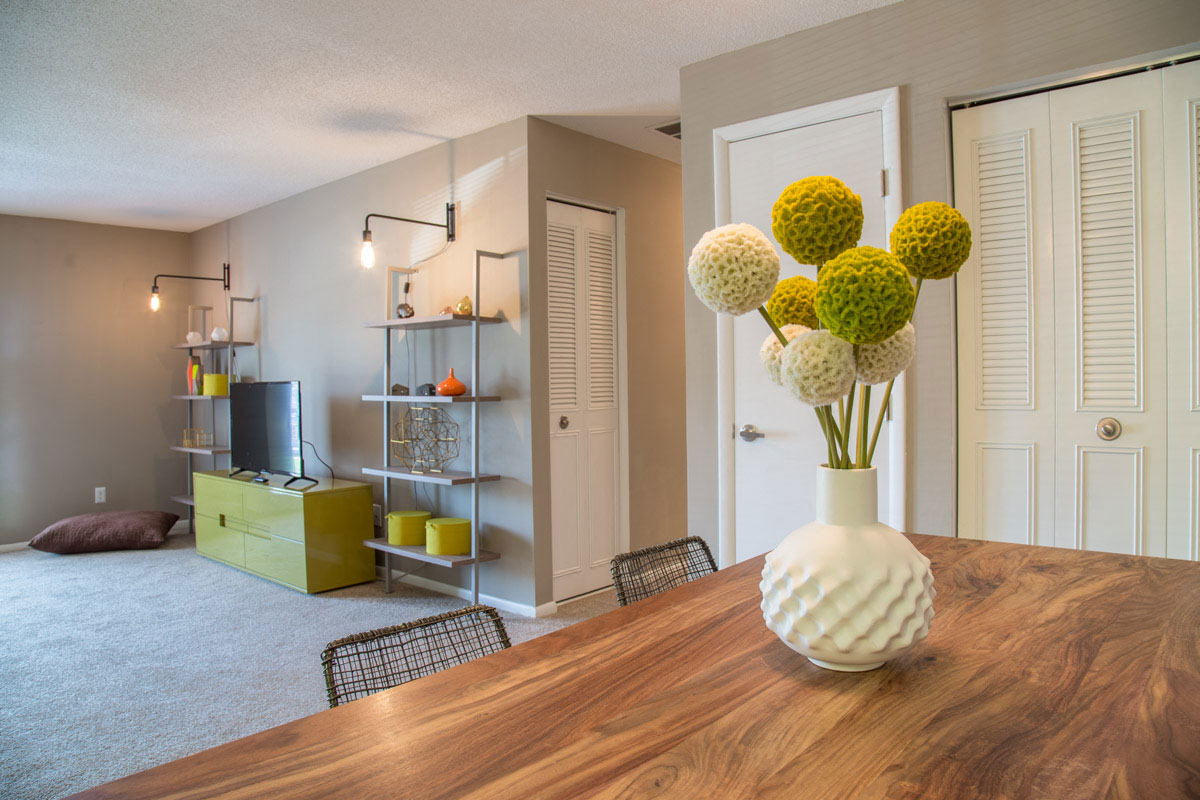 Living Room and Dining Room