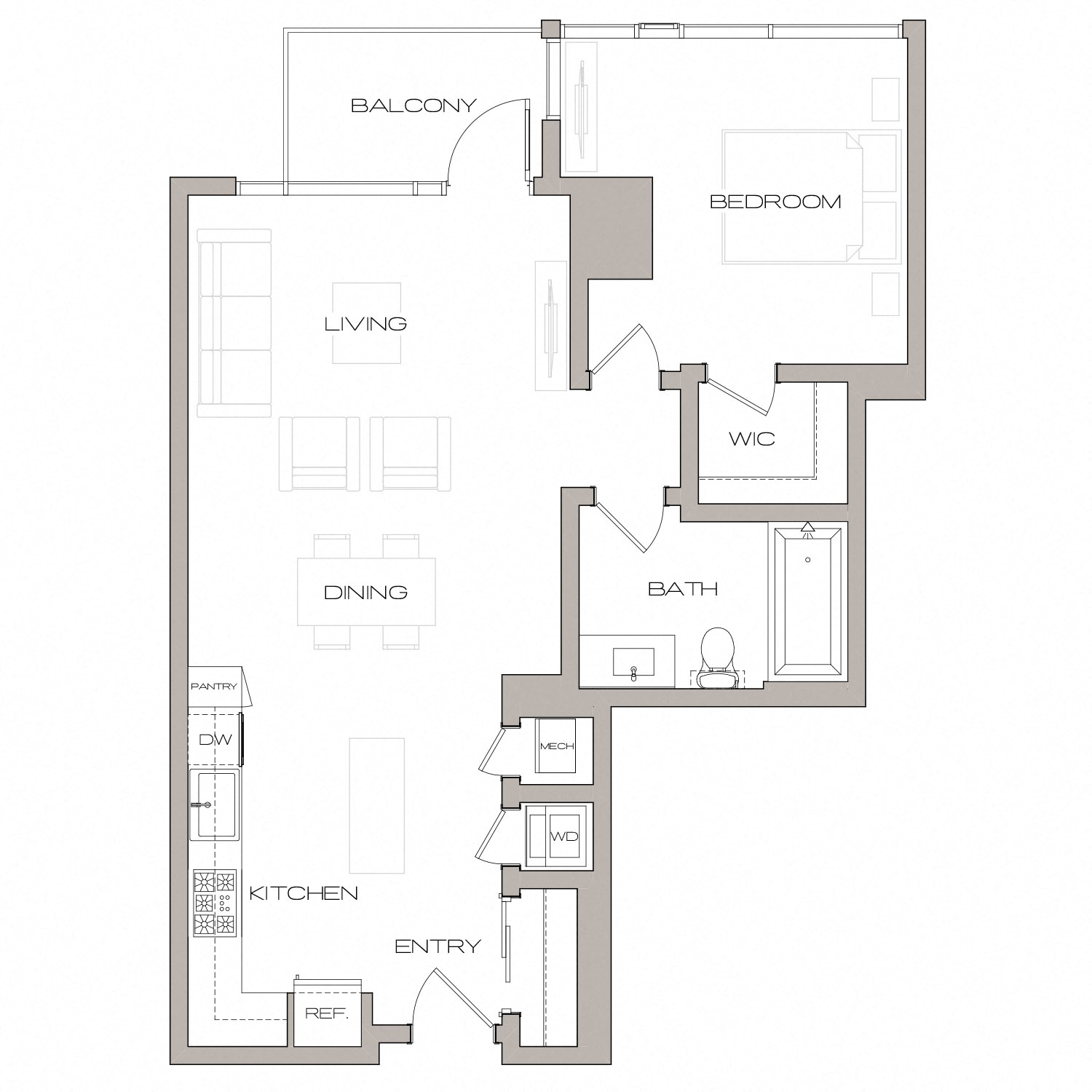Floor plan layout diagram