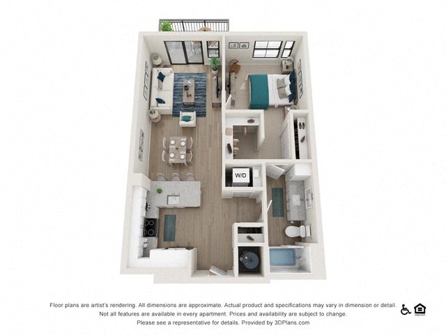 Floor plan layout diagram for A2