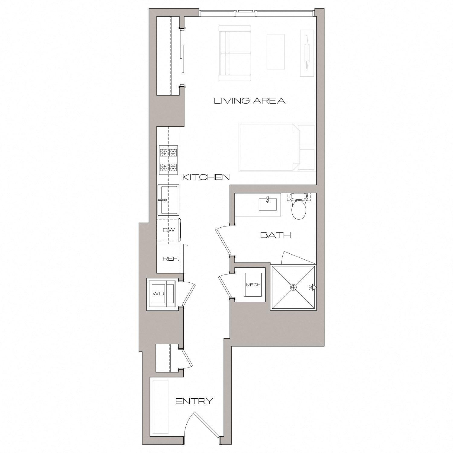 Floor plan layout diagram