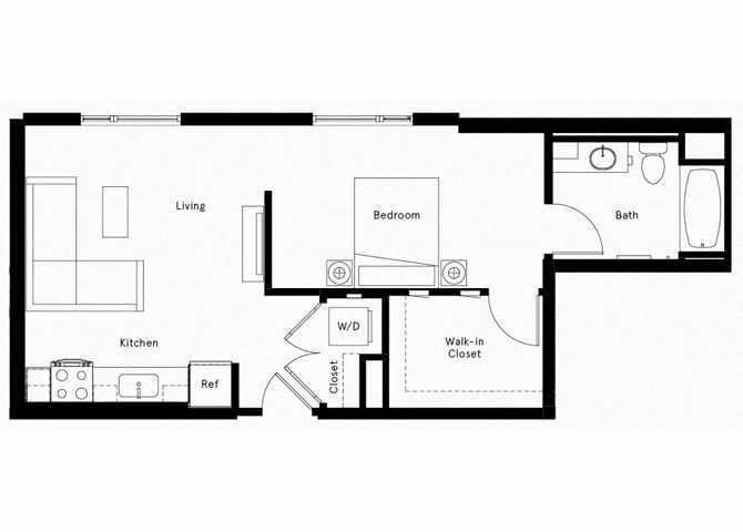 Trademark DTLA Studio C Floorplan Trademark DTLA Studio C Floorplan