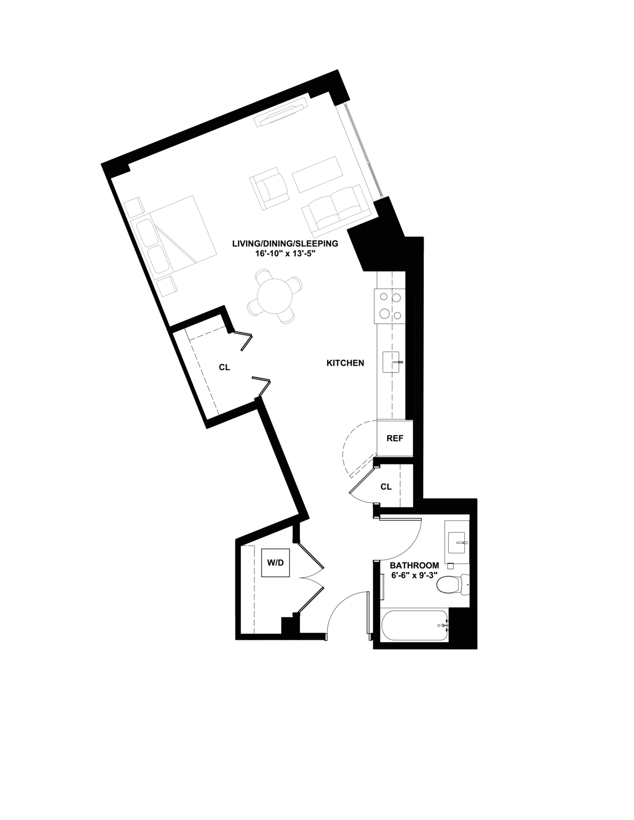Floor plan layout diagram