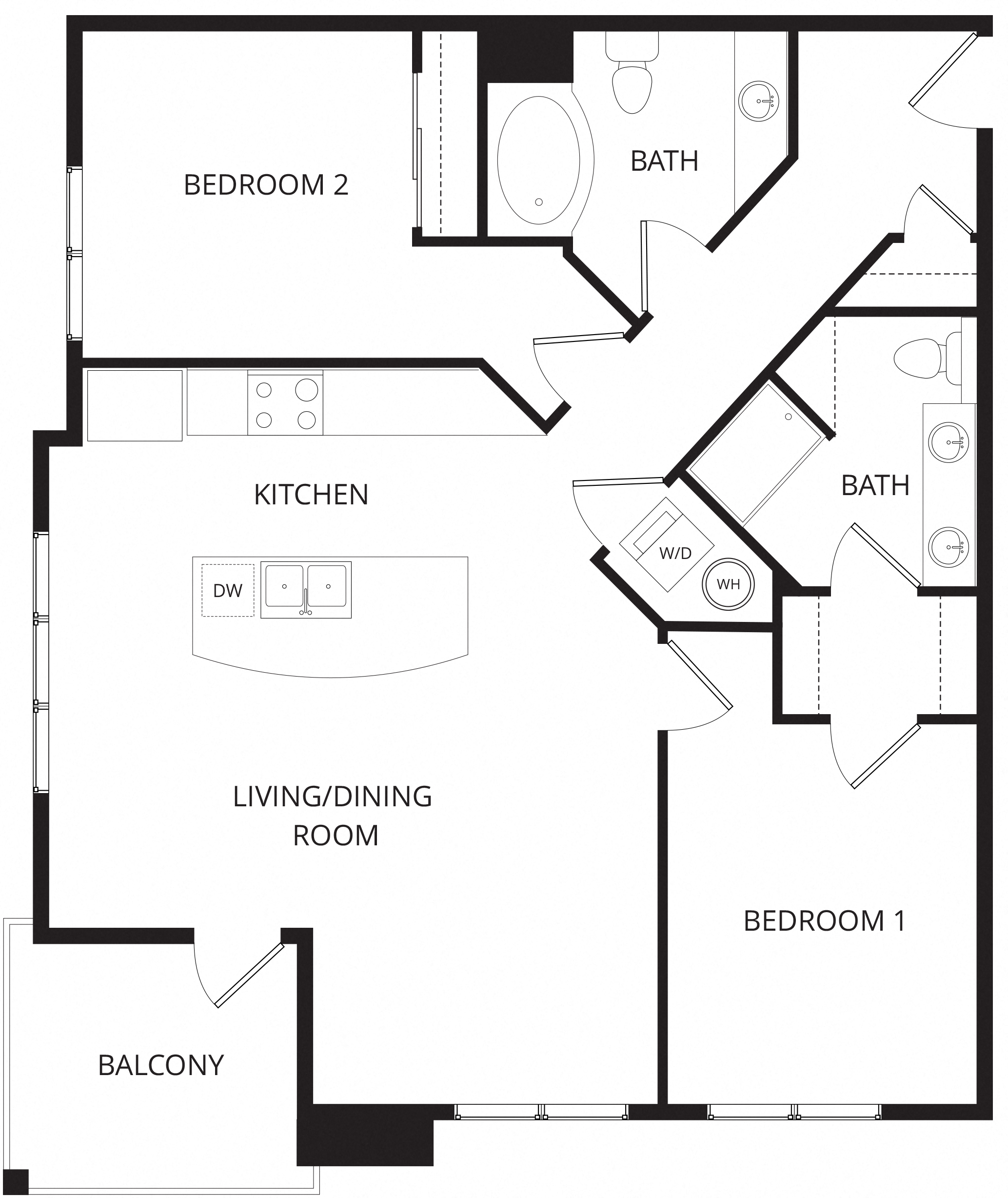 Woodin Creek Village Map Floor Plans | Woodin Creek Village | Apartments In Woodinville, Wa