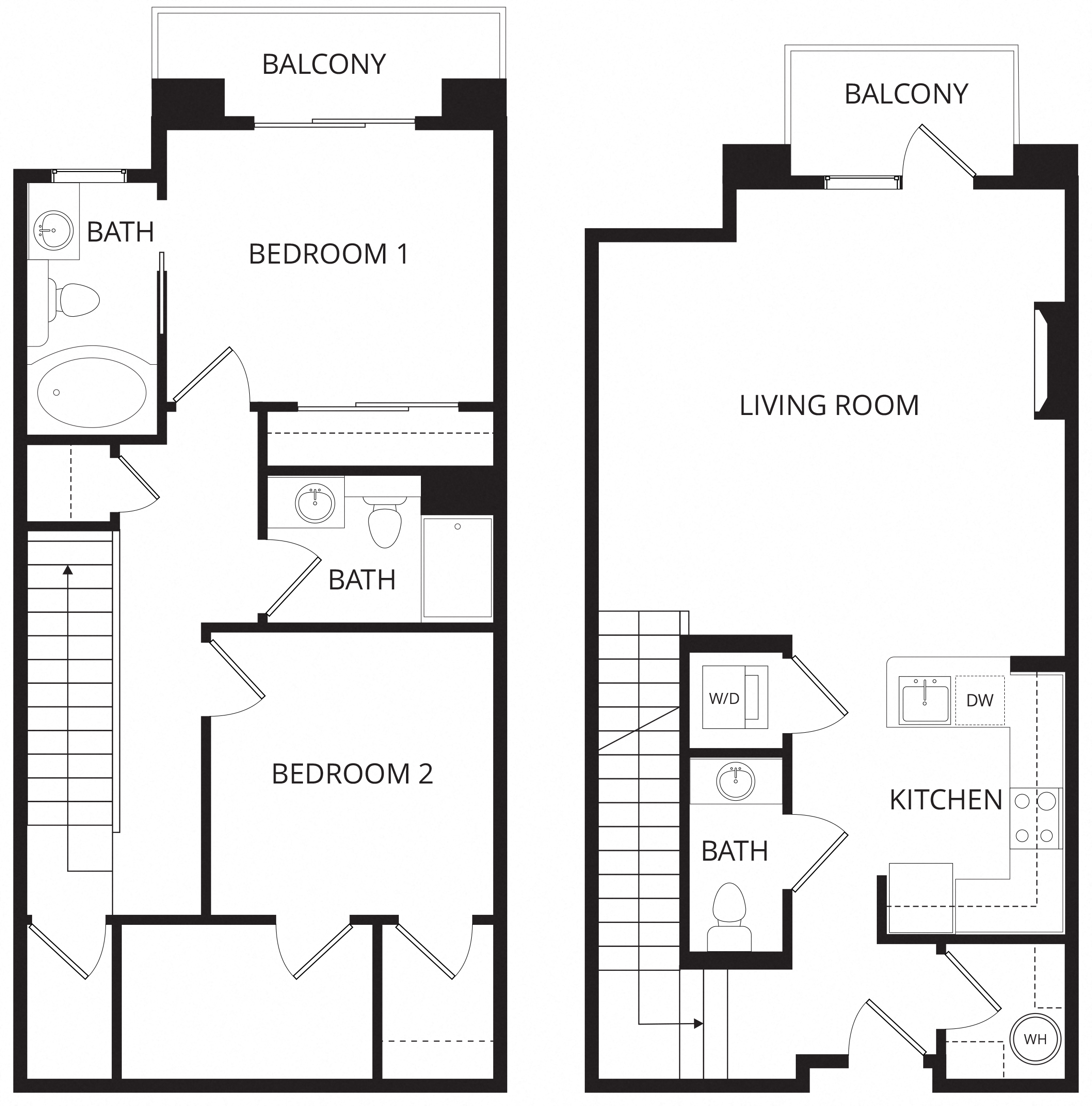 Woodin Creek Village Map Floor Plans | Woodin Creek Village | Apartments In Woodinville, Wa