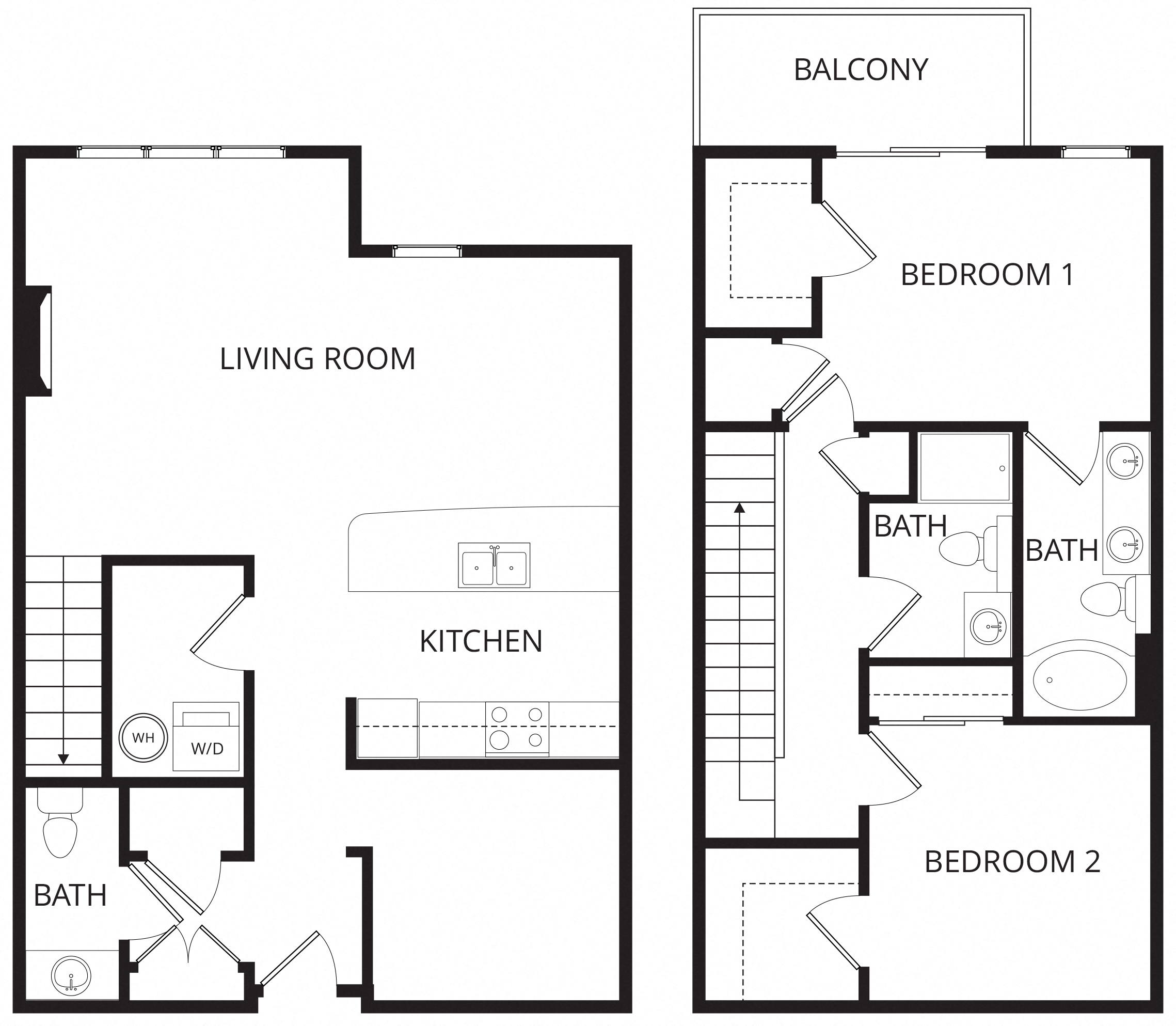 Woodin Creek Village Map Floor Plans | Woodin Creek Village | Apartments In Woodinville, Wa