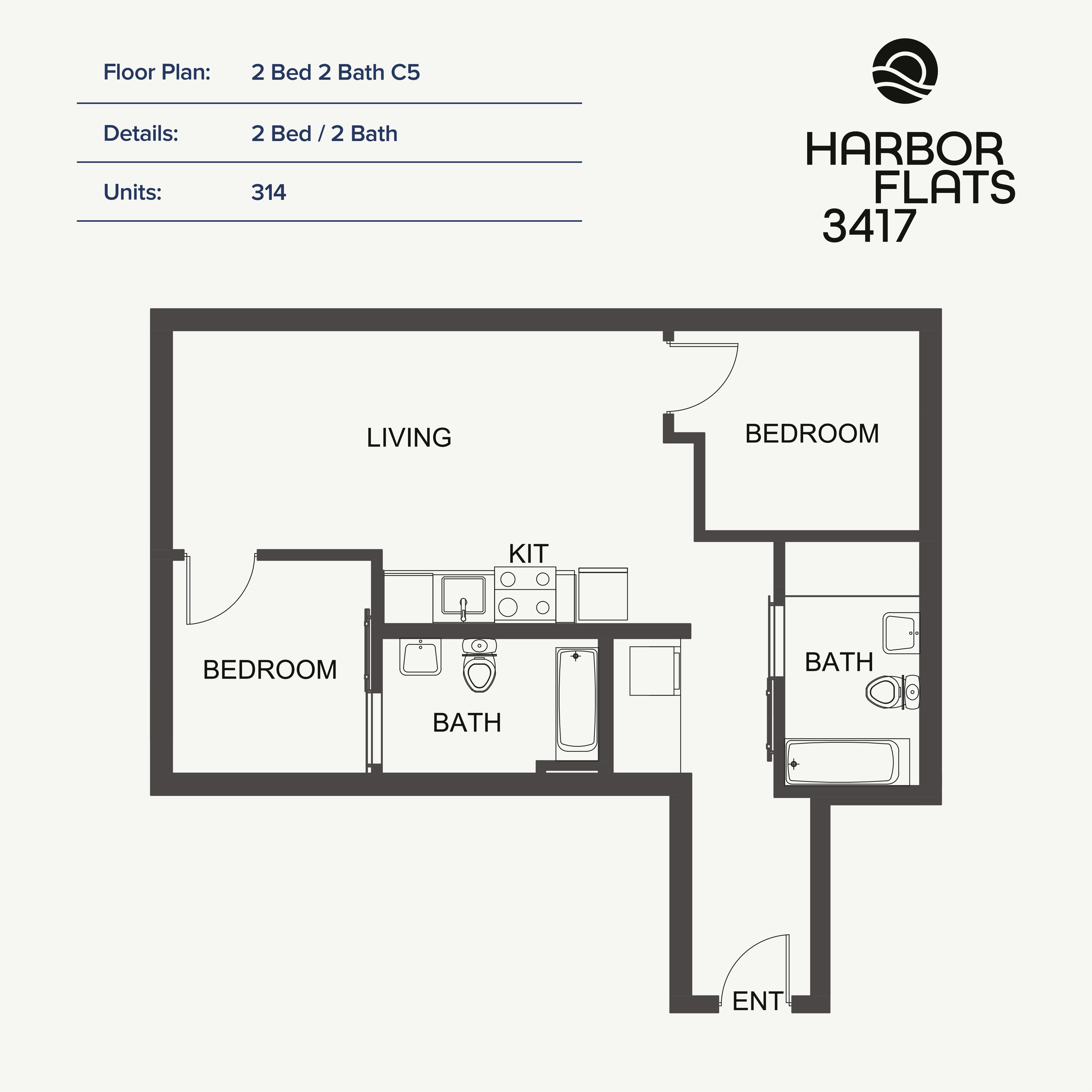 2 Bed 2 Bath C5
