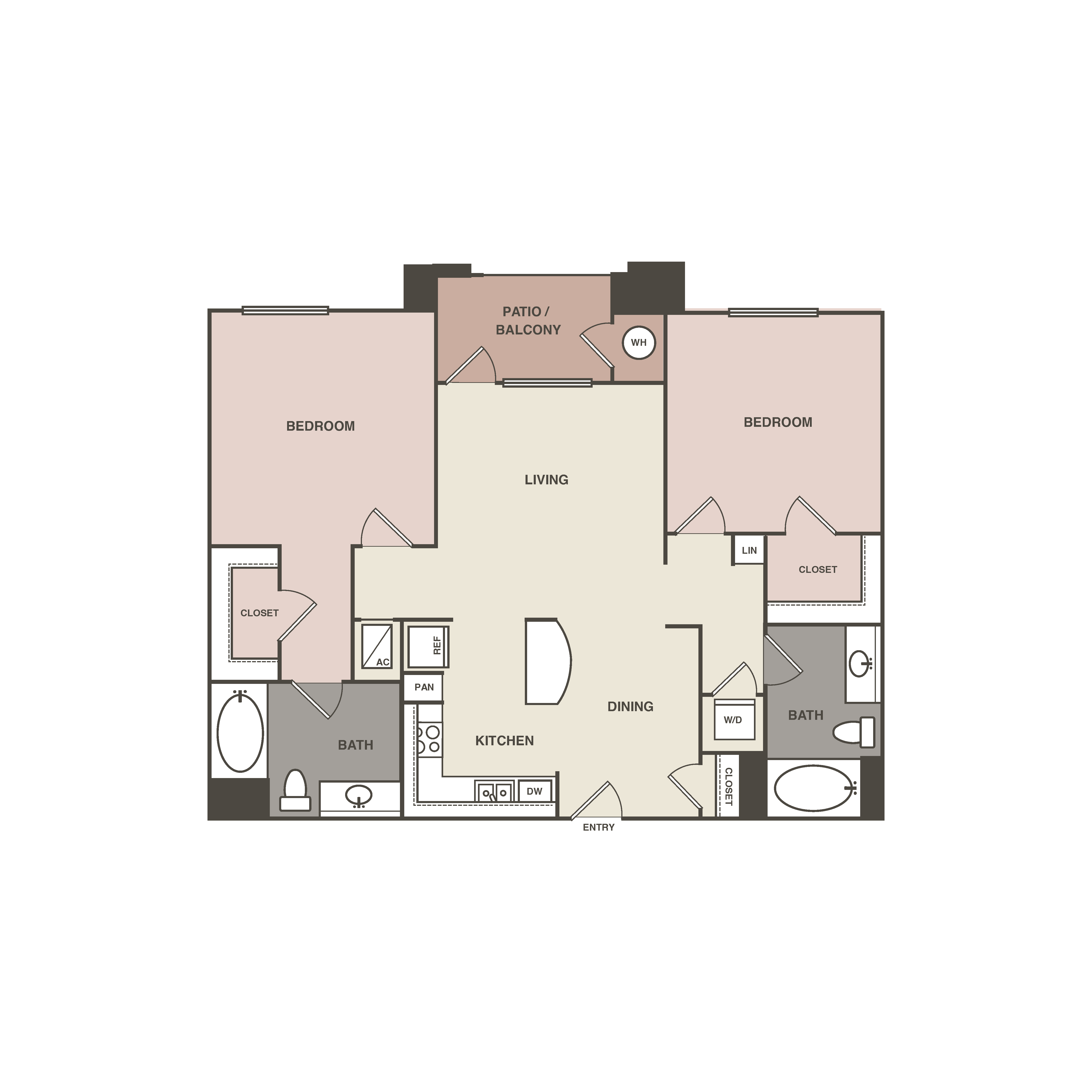 1 & 2-Bedroom Apartments in Woodland Hills, CA | Floor Plans