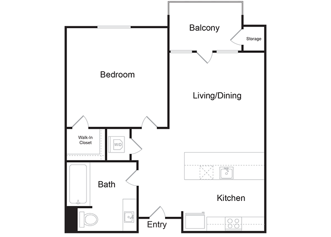 Suite A Floorplan