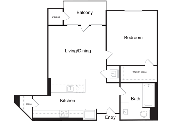 Suite A Floorplan
