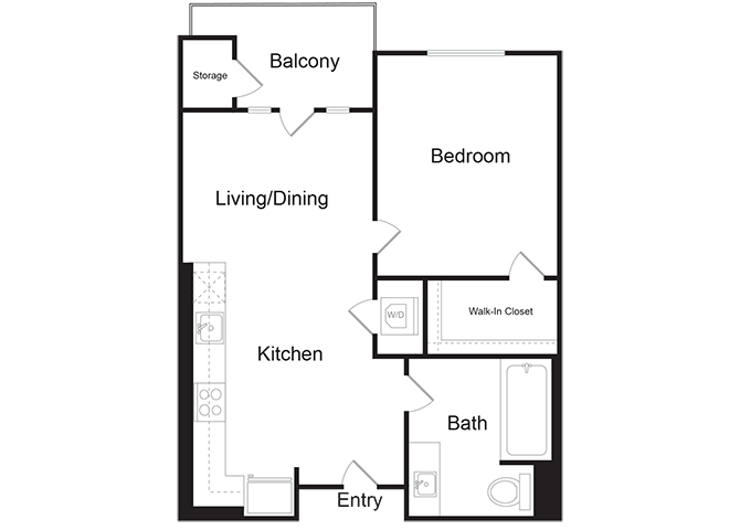 Suite A Floorplan